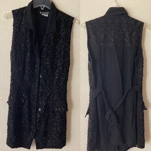 FAITH | Vintage Beaded Black Dress